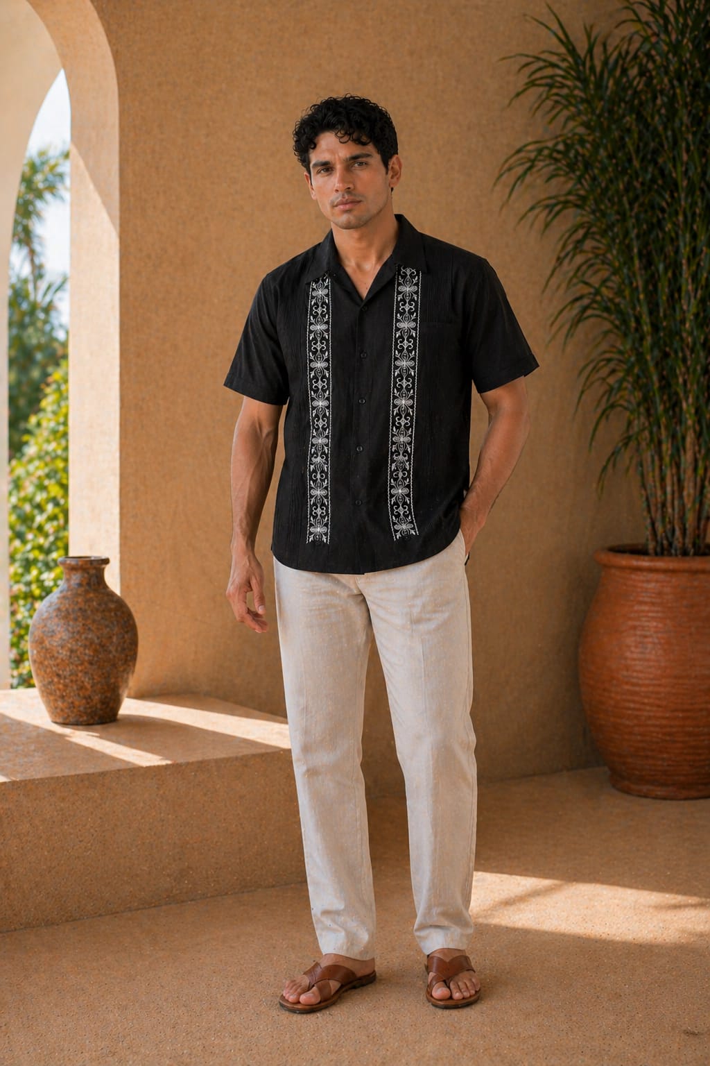 Atuendo formal de hacienda para noche