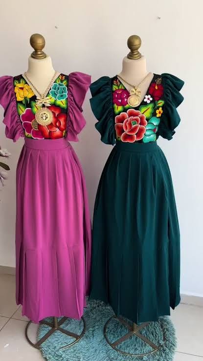 Detalle textil mexicano tradicional
